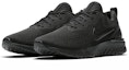 Lookbook Nike Odyssey React 'Triple Black' Lelaki Perempuan Kasut Hitam Segala-guna AO9819-010