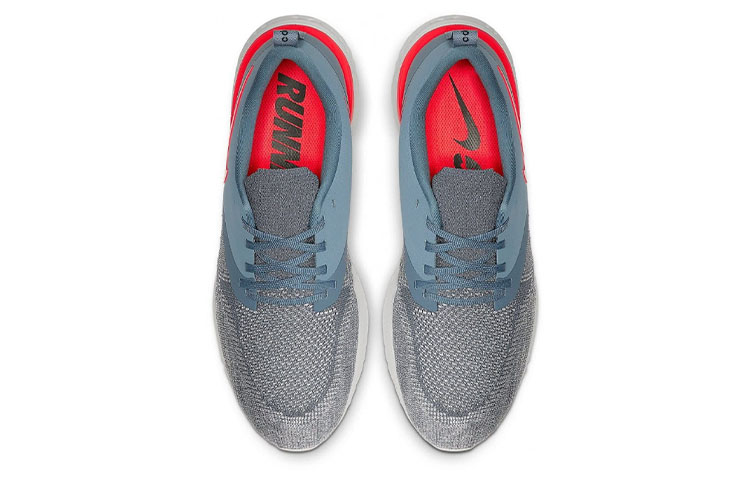 Lookbook Nike Odyssey React Flyknit 2 低筒 跑步鞋 男款 灰藍