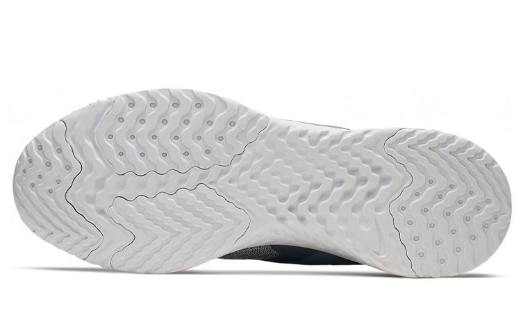 Shop Nike Odyssey React Flyknit 2 低筒 跑步鞋 男款 灰藍