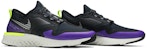Nike Odyssey React Shield 2 'Hitam Ungu Voltan' BQ1671-002