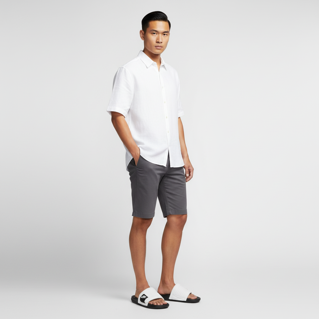 Lookbook Nike Offcourt Adjust Slide 'Blanco Negro' DQ9624-100