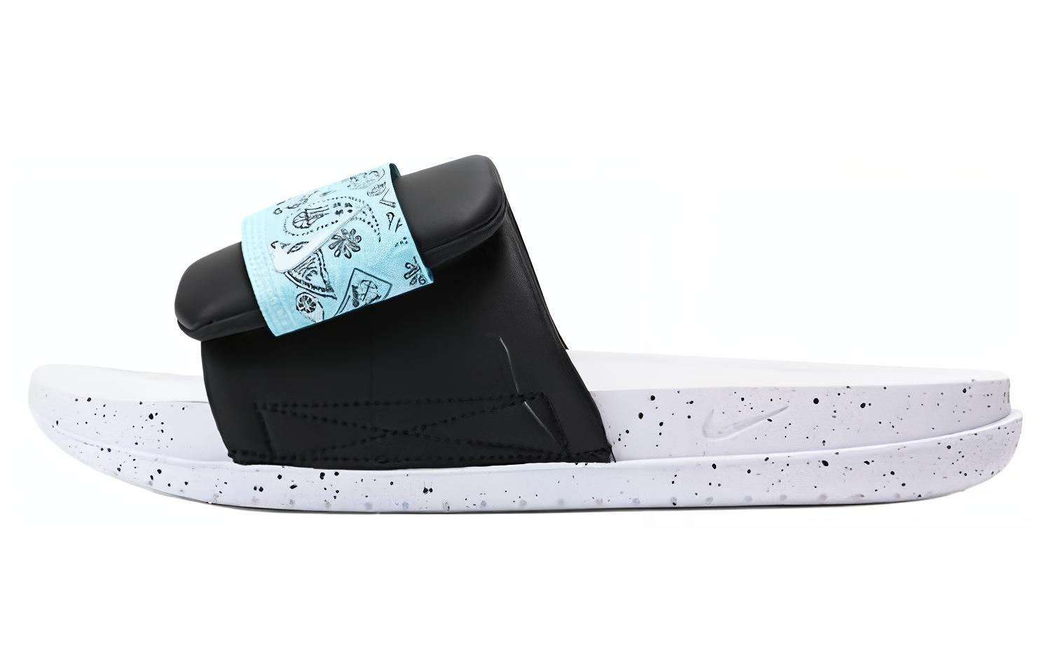 Buy 耐克Offcourt可调节拖鞋“白色黑色薄荷绿” HF5695-011