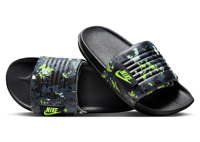 Nike Offcourt Adjust Slide Black Iron Grey Volt HQ2178-002