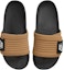 Shop Nike Offcourt Adjust Slides 'Flax Black' DQ9624-201