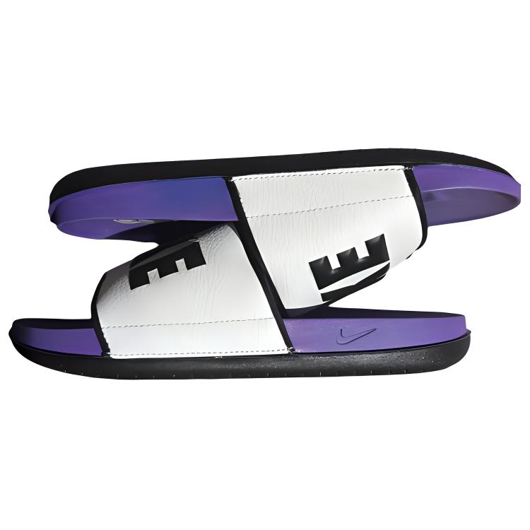 Shop ナイキ オフコート スライド "ホワイト/アクショングレープ" BQ4639-103