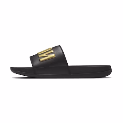 Nike OffCourt Slide 'Black Metallic Gold'