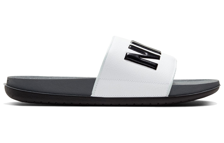 Lookbook Nike Offcourt Slide 'Kelabu Gelap Putih' BQ4639-001