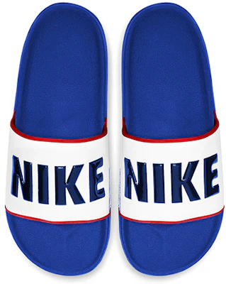 Nike Offcourt 白藍紅 拖鞋 Lookbook Nike Offcourt 白藍紅 拖鞋