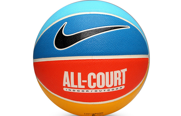 Nike Official PU Basketball Durable Blue Orange Size 7 Unisex Training Ball DO8258-853-BLUE/ORANGE