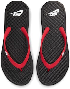 耐克 On Deck 夹脚拖鞋 '黑色大学红' CU3958-007 Lookbook 耐克 On Deck 夹脚拖鞋 '黑色大学红' CU3958-007