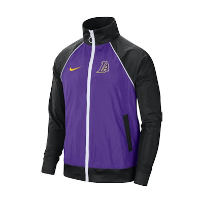 Nike OUTLETS Logo Print Colorblock Jacket Purple Long Sleeve Jacket DD3673-504