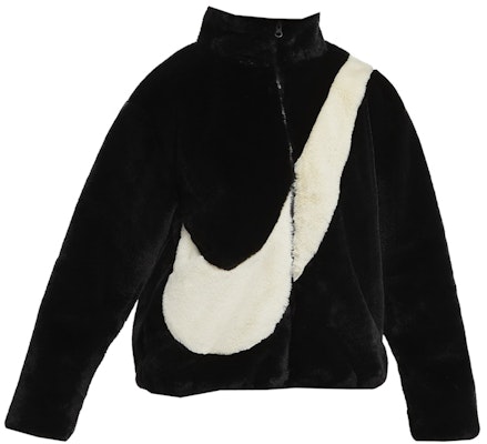 Nike Oversized Swoosh Logo Jacket 'Black' (WMNS) Buy Nike Oversized Swoosh Logo Jacket 'Black' (WMNS)
