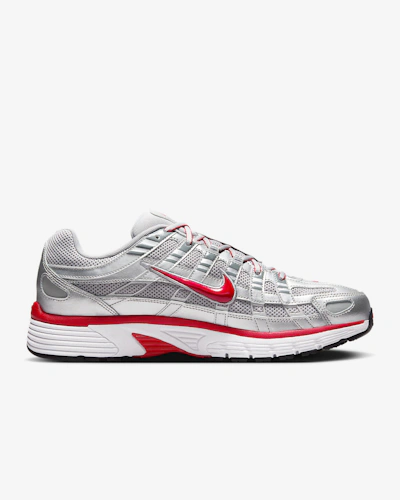 NIke P-6000 'Metallic Silver Cool Grey Red'
