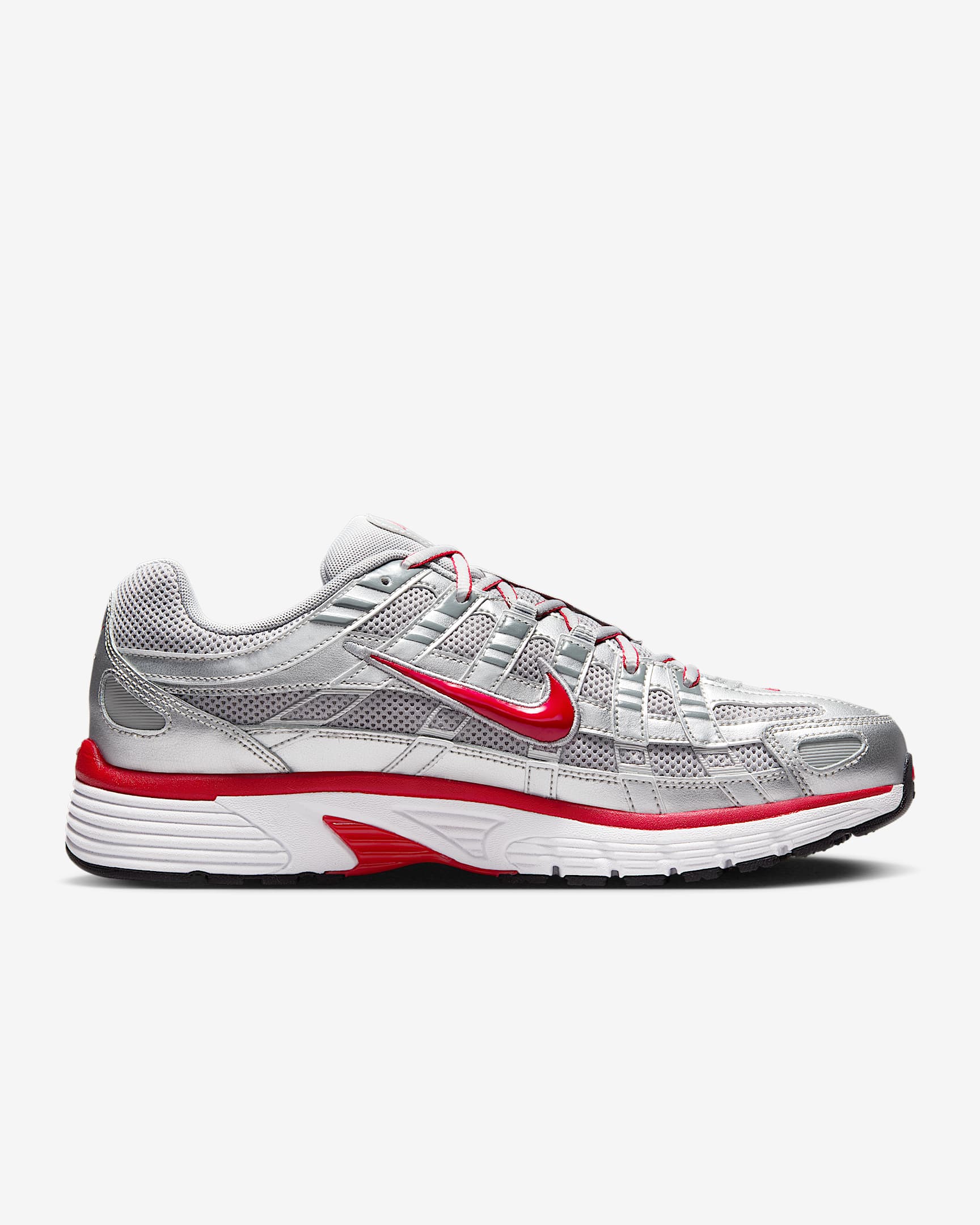 Shop Nike P-6000 ''Metallic Zilver Koel Grijs Rood'' CD6404-024