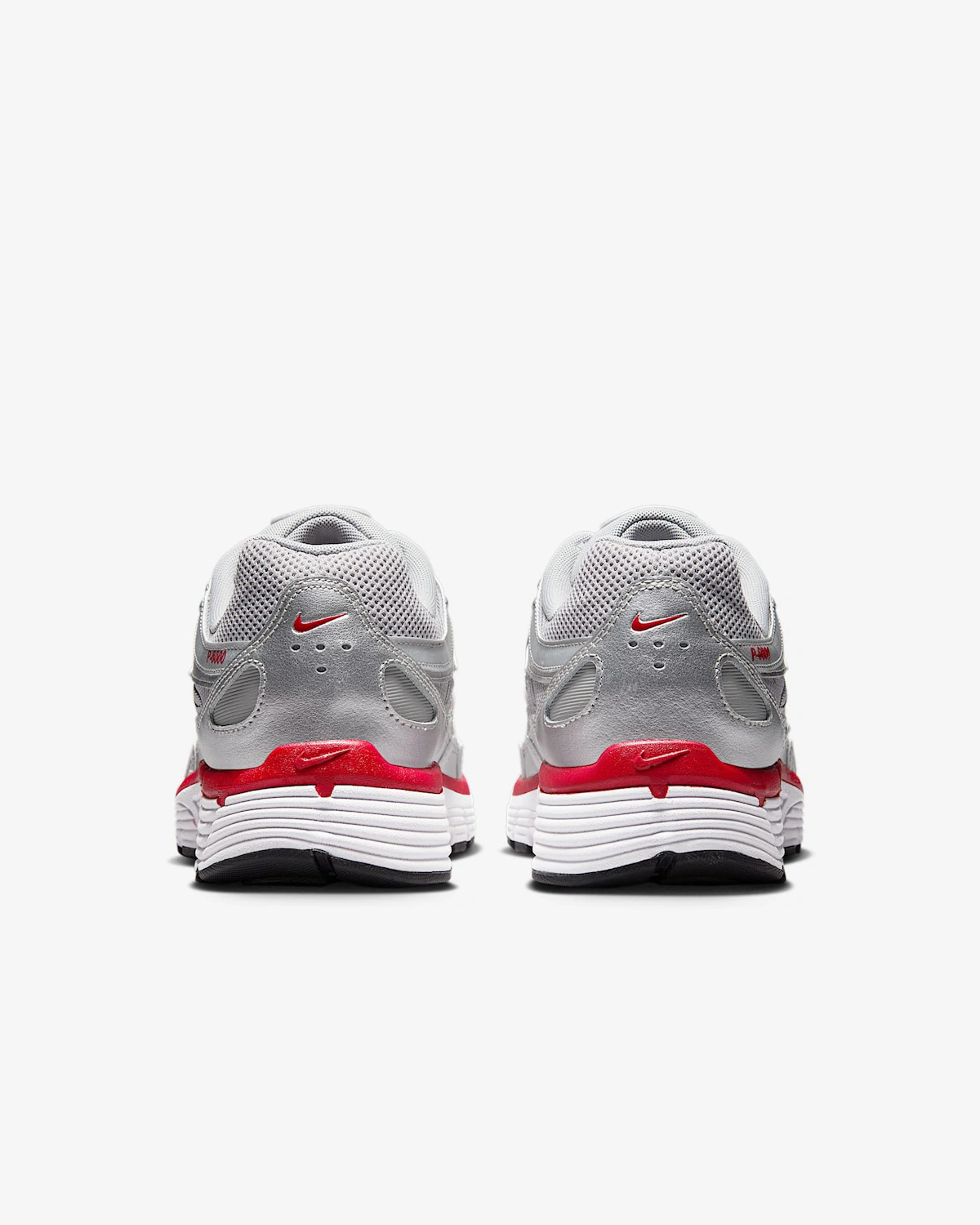 NIke P-6000 'Metallic Silver Cool Grey Red'