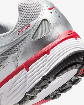 Nike P-6000 ''Metallic Zilver Koel Grijs Rood'' CD6404-024 1