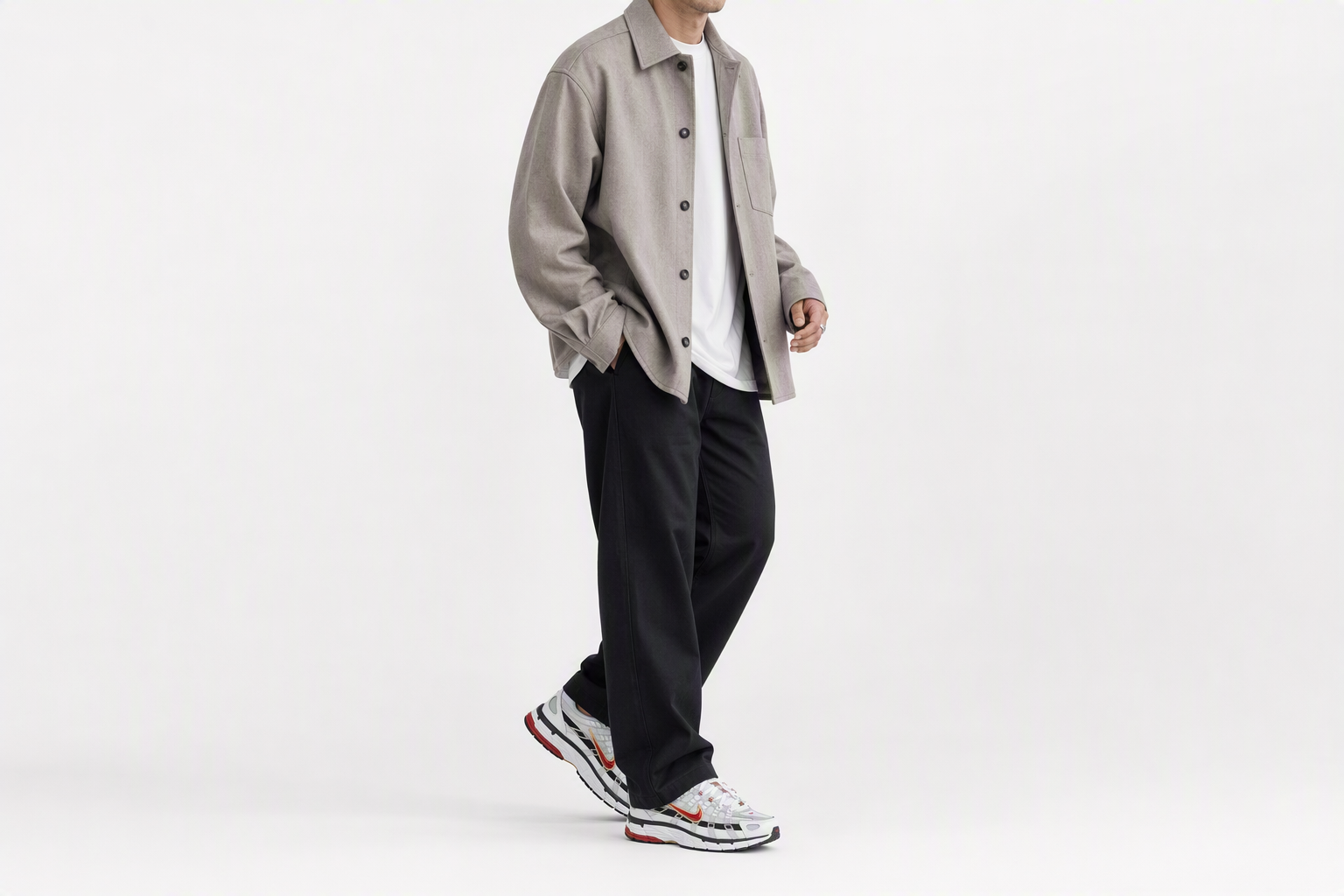 Order Nike P-6000 減震耐磨 低幫 跑步鞋 男女同款 白色