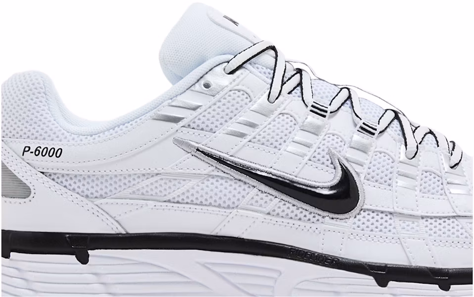 Nike P-6000 'White Metallic Silver Black' CD6404-107 Lookbook Nike P-6000 'White Metallic Silver Black' CD6404-107