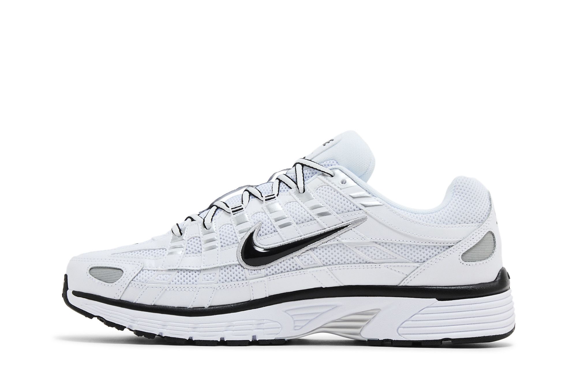 Shop Nike P-6000 'White Metallic Silver Black' CD6404-107