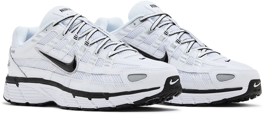 Nike P-6000 'White Metallic Silver Black' CD6404-107 1