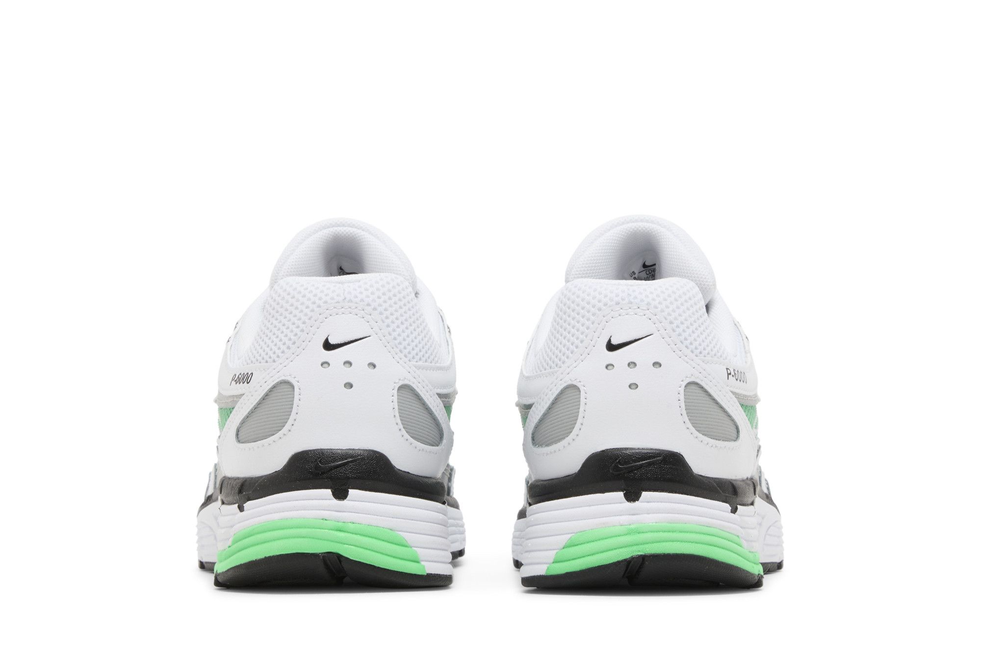 Sizing Nike P-6000 舒適減震耐磨 低筒 休閒跑步鞋 男女同款 白綠 韓版