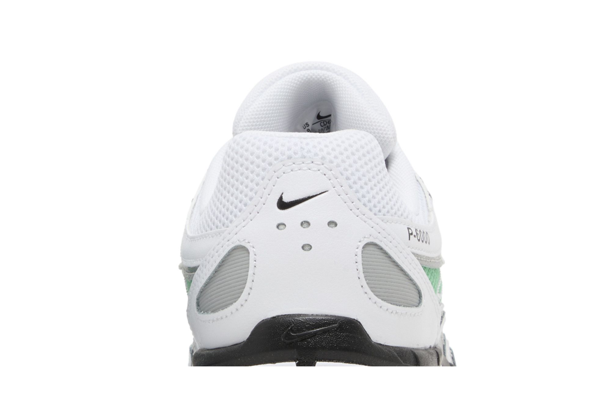 Cheap Nike P-6000 舒適減震耐磨 低筒 休閒跑步鞋 男女同款 白綠 韓版