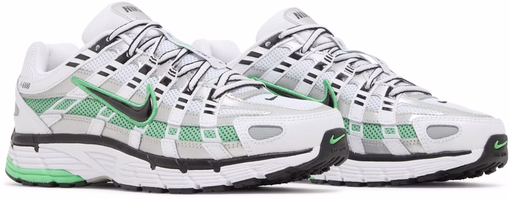 Nike P-6000 舒適減震耐磨 低筒 休閒跑步鞋 男女同款 白綠 韓版 Cheap Nike P-6000 舒適減震耐磨 低筒 休閒跑步鞋 男女同款 白綠 韓版