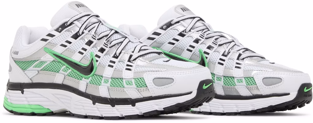 Nike P-6000 舒適減震耐磨 低筒 休閒跑步鞋 男女同款 白綠 韓版 1