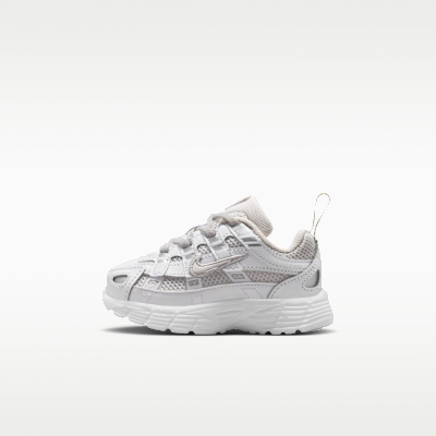 (TD) Nike P-6000 Platinum Tint/White/Metallic Silver/Platinum Tint