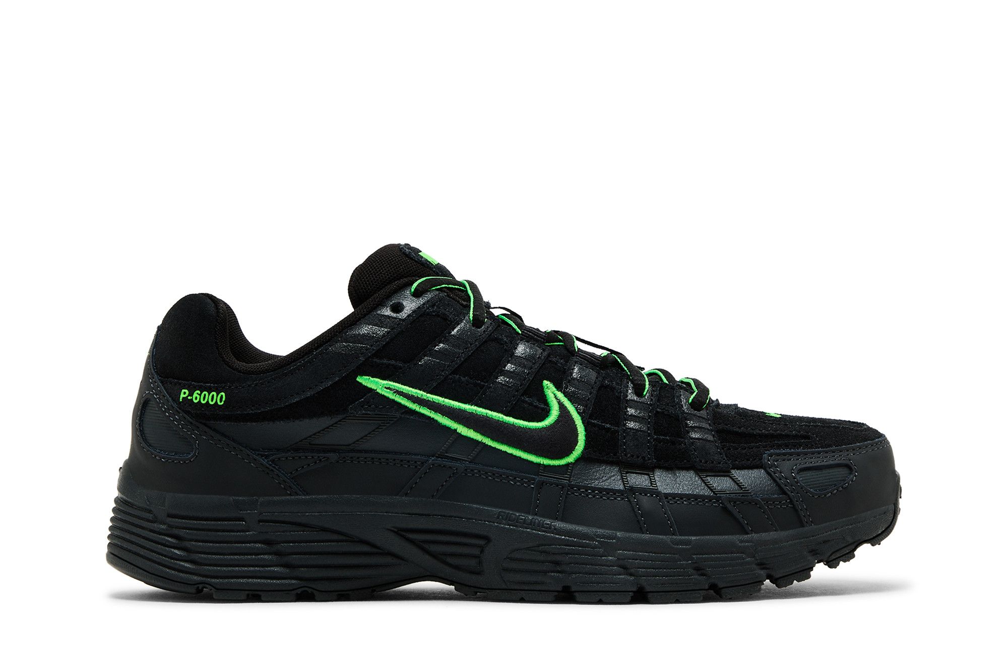 Nike P-6000 Premium 'Black Impact Green' IF0668-003