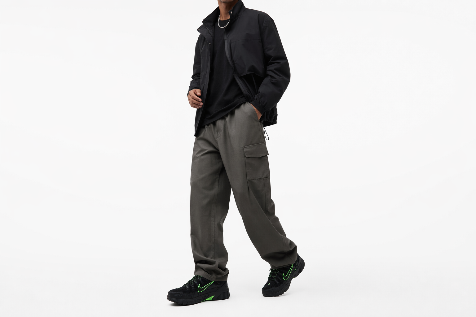 Order Nike P-6000 Premium ''Nero Verde Impatto'' IF0668-003