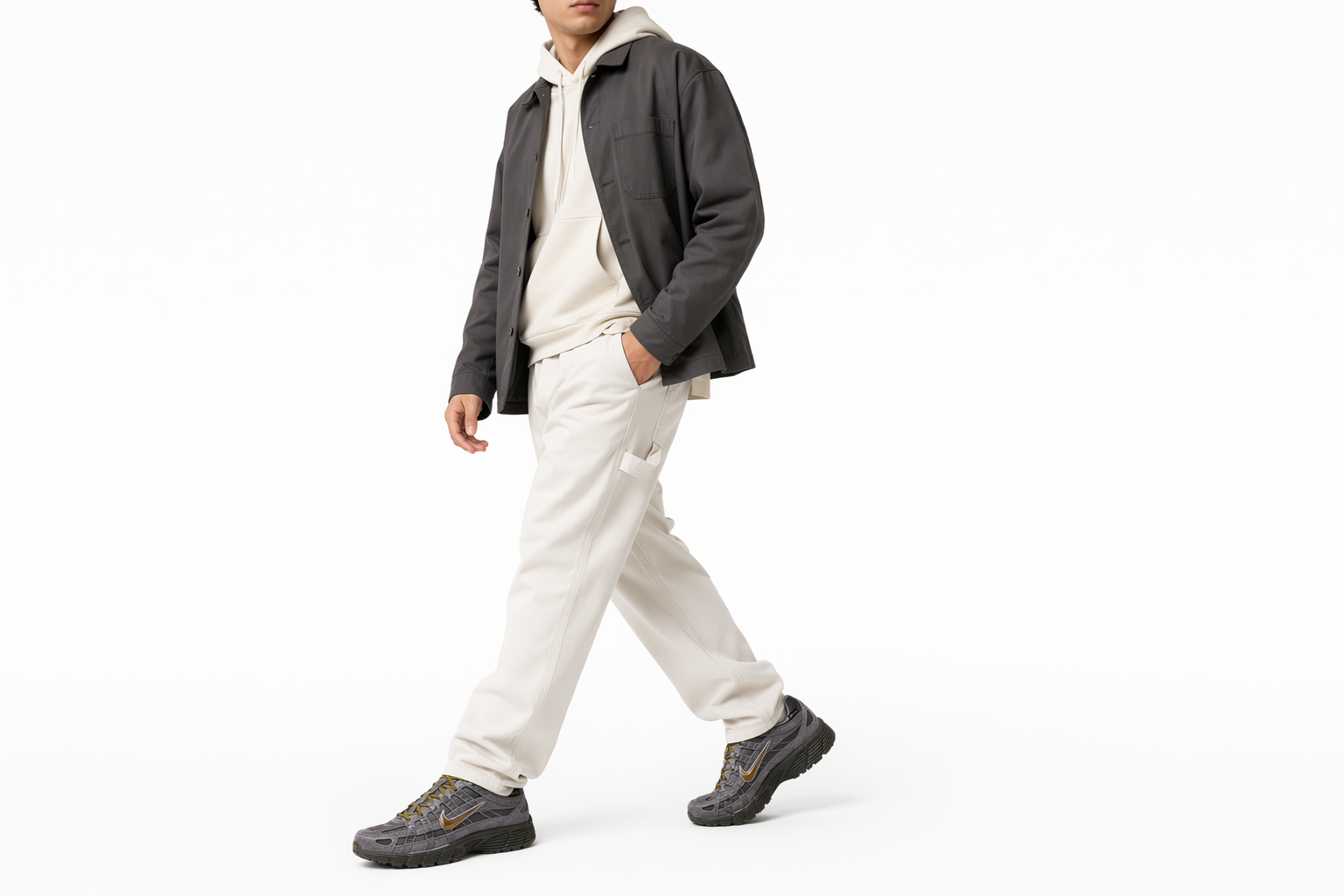 Order Nike P-6000 Premium CORDURA® Grigio Medio/Giallo Oro/Puntino Grigio/Grigio Cemento IH0946-201