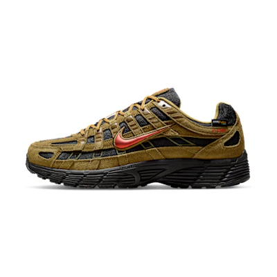 Nike P-6000 PRM CORDURA® Running Sneakers Olive Flack/Black/QNTM Moss/Picante Red
