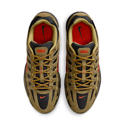 Shop Nike P-6000 Premium CORDURA® Sepatu Lari Olive Flack/Hitam/Quantum Moss/Picante Red IH0946-300