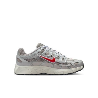 (Youth) Nike P-6000 Running Shoes College Grey/Bast Grey/Phantom/Fire Red
