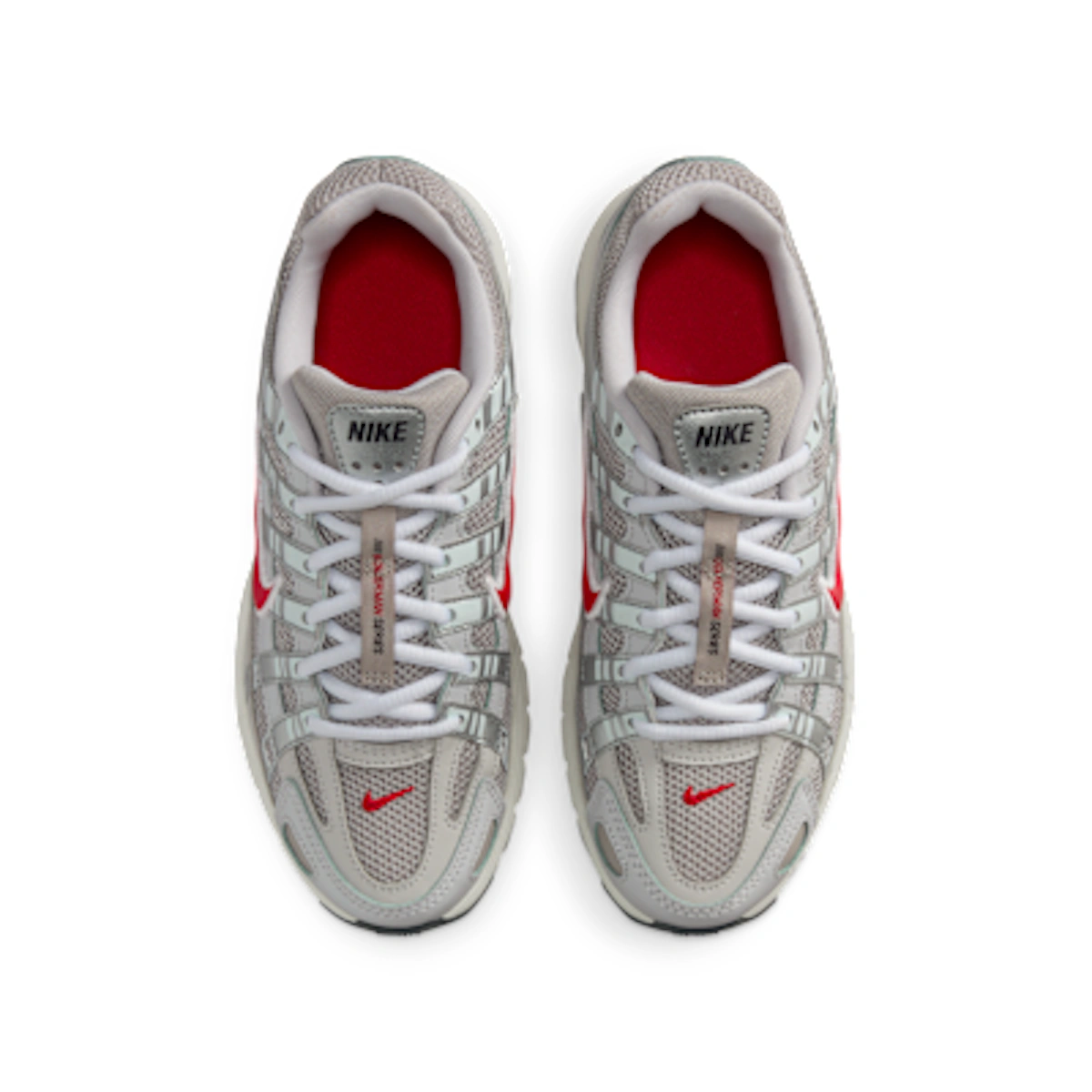 (Youth) Nike P-6000 Running Shoes College Grey/Bast Grey/Phantom/Fire Red