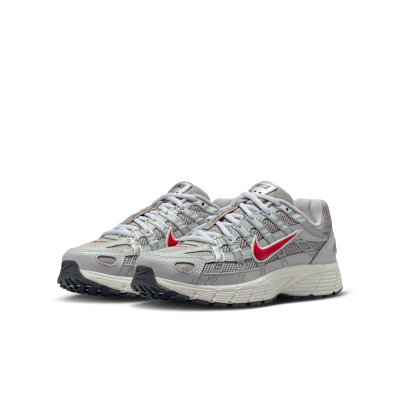 (Youth) Nike P-6000 Running Shoes College Grey/Bast Grey/Phantom/Fire Red 圖 5