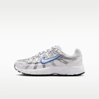 (Youth) Nike P-6000 Running Shoes White/Blue Crystal/Metallic Silver/White II6084-100 (Youth) Nike P-6000 Running Shoes White/Blue Crystal/Metallic Silver/White II6084-100