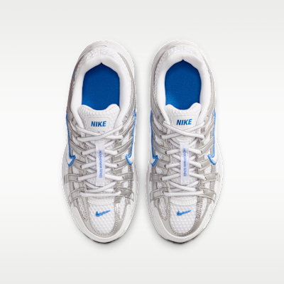 Shop (JR) Nike P-6000 Zapatillas Running Blanco/Azul Cristal/Plateado/Blanco II6084-100