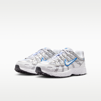 Purchase (JR) Nike P-6000 Zapatillas Running Blanco/Azul Cristal/Plateado/Blanco II6084-100