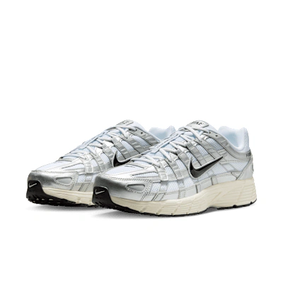 Nike P-6000 'White Metallic Silver Flat Silver'