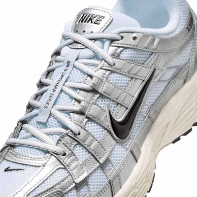 Nike P-6000 'White Metallic Silver Flat Silver'