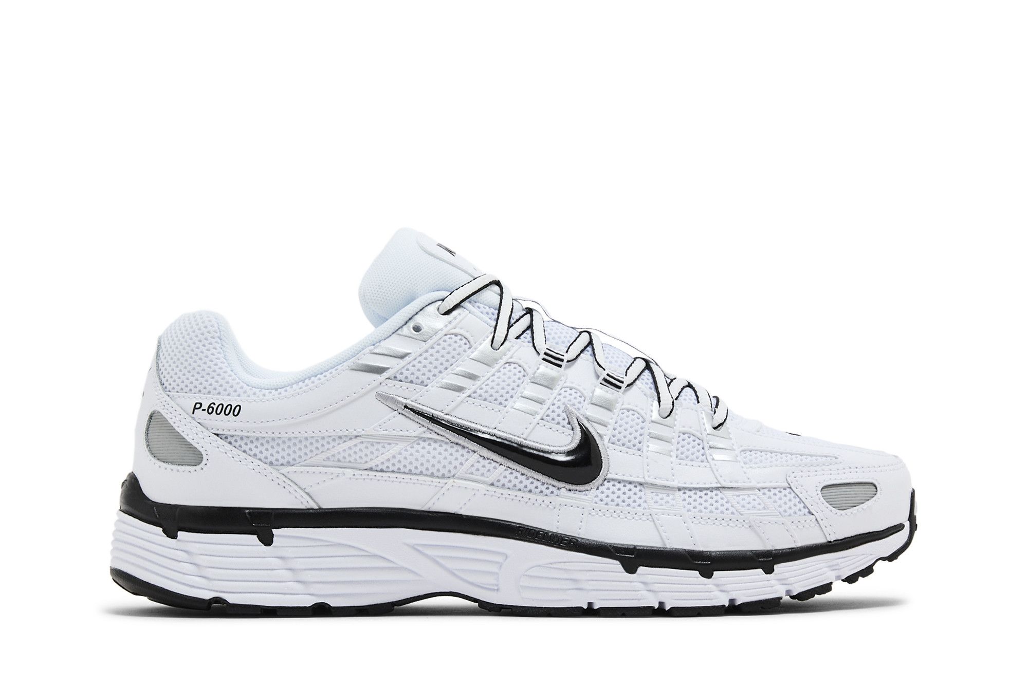 Nike P-6000 'White Metallic Silver Black' CD6404-107