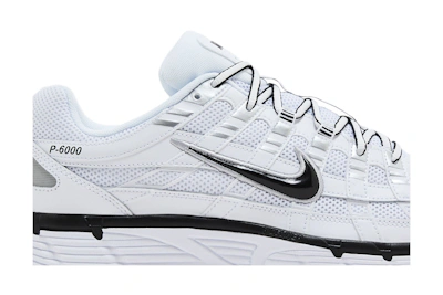 Nike P-6000 'White Metallic Silver Black'