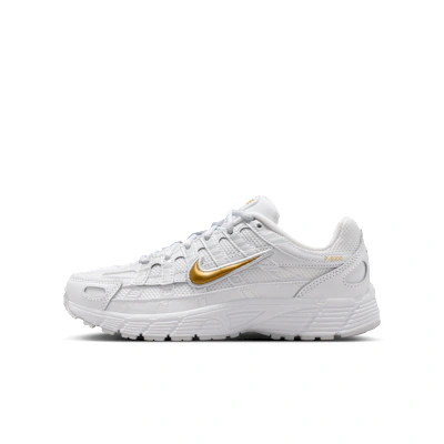 (Youth) Nike P-6000 Sneakers White/Pure Platinum/Metallic Gold