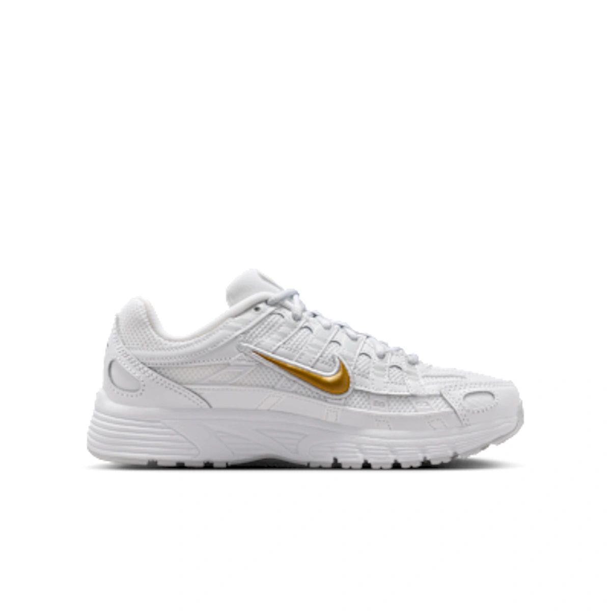 (Youth) Nike P-6000 Sneakers White/Pure Platinum/Metallic Gold