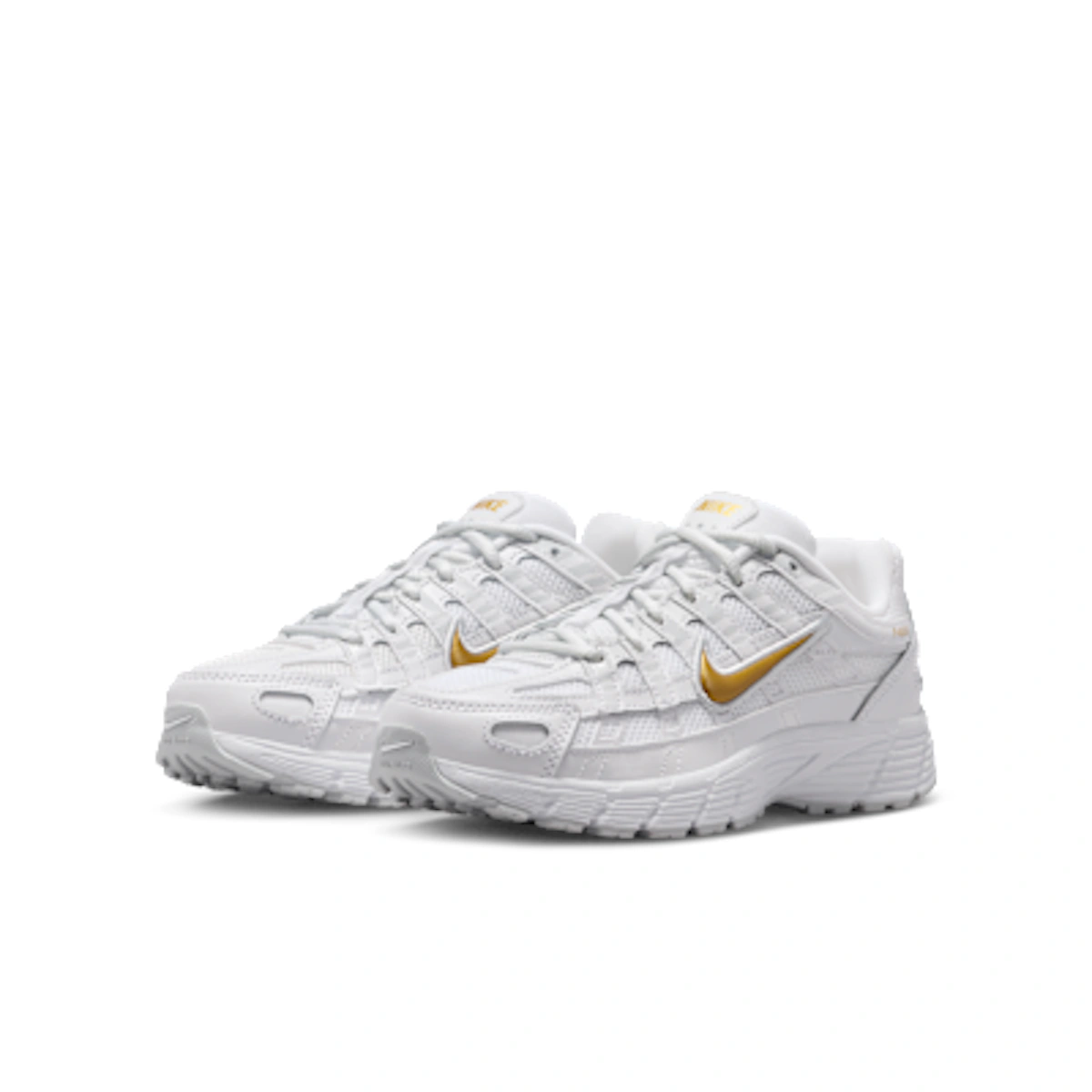 (Youth) Nike P-6000 Sneakers White/Pure Platinum/Metallic Gold