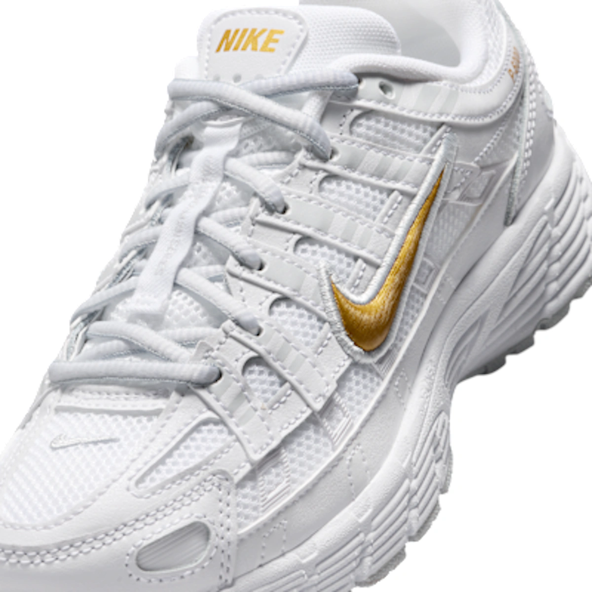 (Youth) Nike P-6000 Sneakers White/Pure Platinum/Metallic Gold