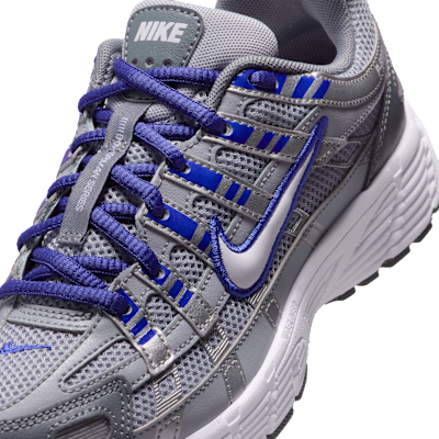 Sizing (JR) Nike P-6000 Sneakers Abu Wolf/Malam Gelap/Perak Metalik/Putih HV5064-010