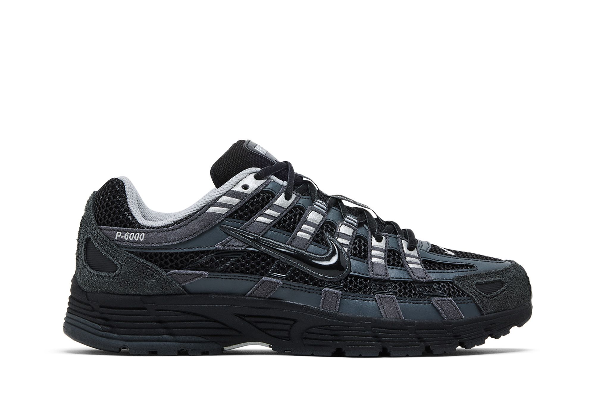 Nike P-6000 Suede Anthracite Metallic Silver HF0015-002